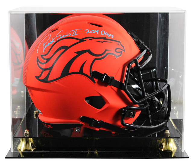 Broncos Patrick Surtain II "DPOY" Signed Rave F/S Speed Rep Helmet W/ Case BAS W Broncos Patrick Surtain II "DPOY" Signed Rave F/S Speed Rep Helmet W/ Case BAS W