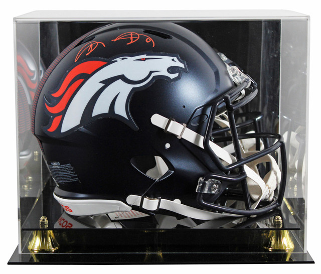 Broncos Shannon Sharpe Signed Full Size Speed Proline Helmet W/ Case BAS Witness Broncos Shannon Sharpe Signed Full Size Speed Proline Helmet W/ Case BAS Witness
