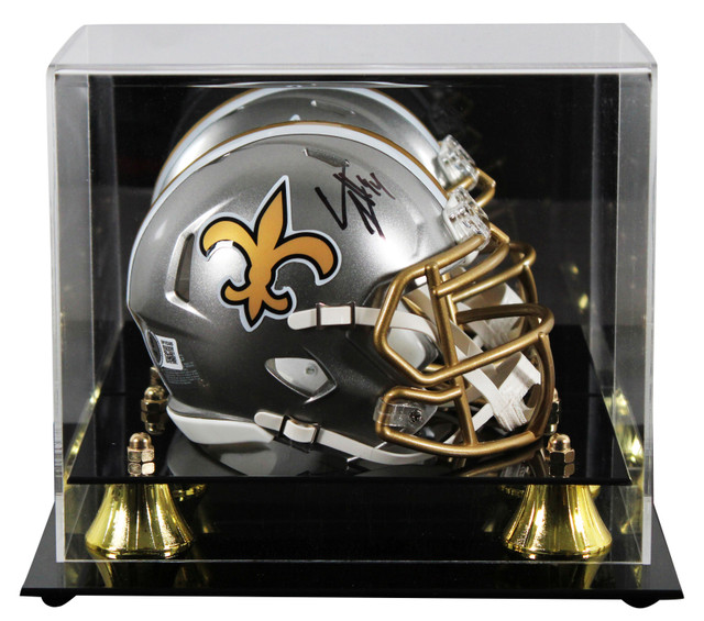 Saints Cameron Jordan Authentic Signed Speed Mini Helmet W/ Case
