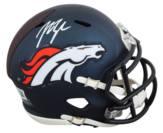 Broncos John Lynch Authentic Signed 2024 Speed Mini Helmet BAS Witnessed Broncos John Lynch Authentic Signed 2024 Speed Mini Helmet BAS Witnessed