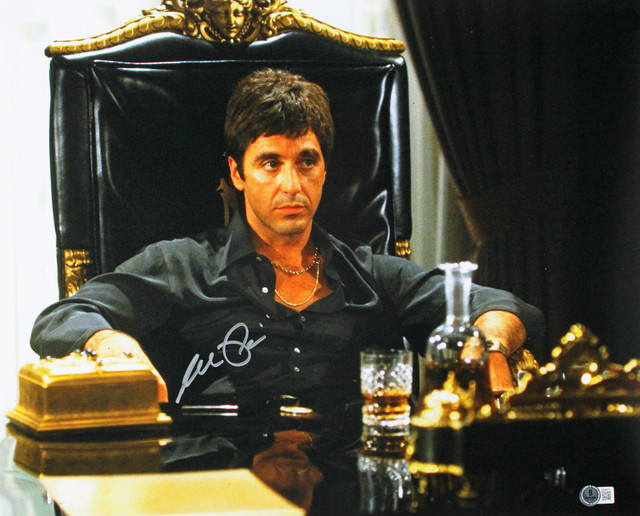 Al Pacino Scarface Authentic Signed 11x14 Horizontal Photo BAS
