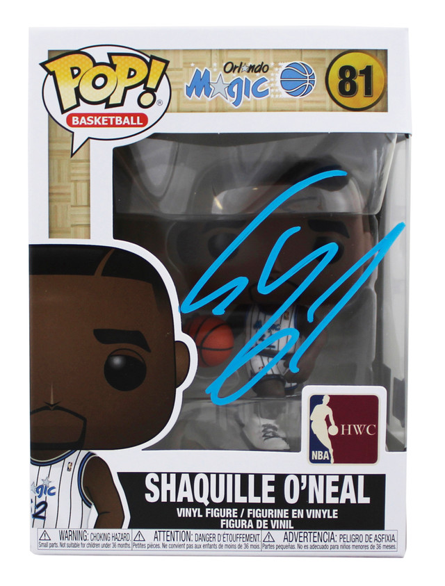 Magic Shaquille O'Neal Authentic Signed HWC #81 Funko Pop Vinyl