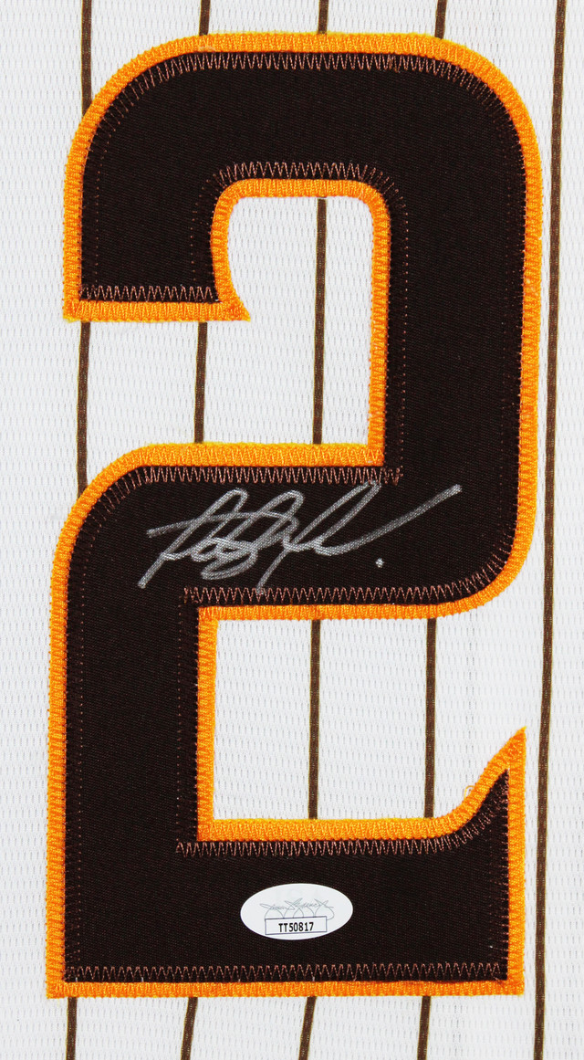 Fernando Tatis Jr. Authentic Signed Brown Pro Style Jersey w