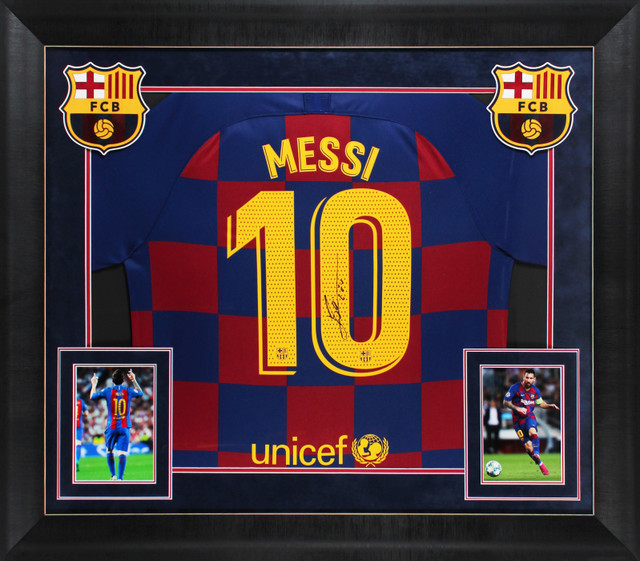 Barcelona Ansu Fati Authentic Signed Red & Blue Nike Jersey