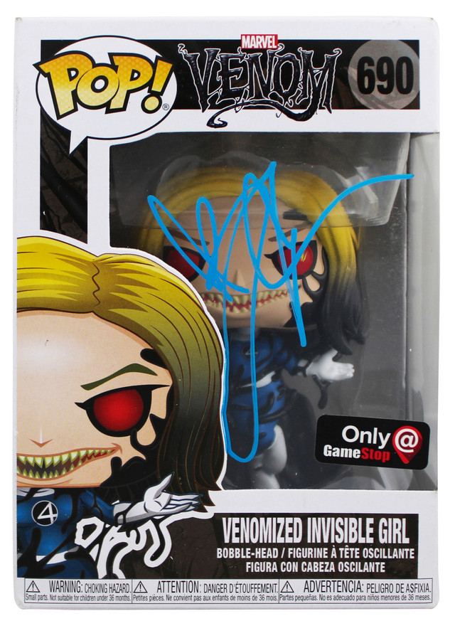 Tom Hardy Venom Authentic Signed Venom #363 Funko Pop Vinyl Figure