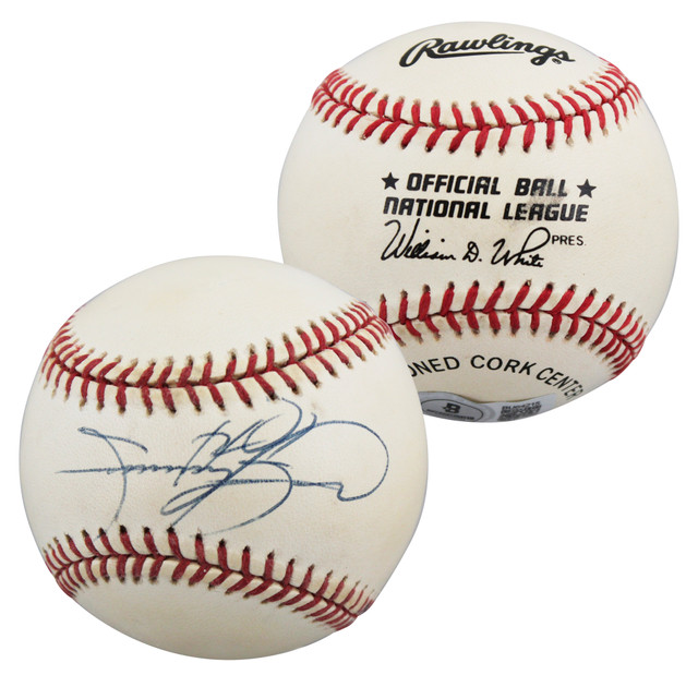 Cubs Sammy Sosa Authentic Signed OML Baseball Autographed BAS #BU64214 Cubs Sammy Sosa Authentic Signed OML Baseball Autographed BAS #BU64214