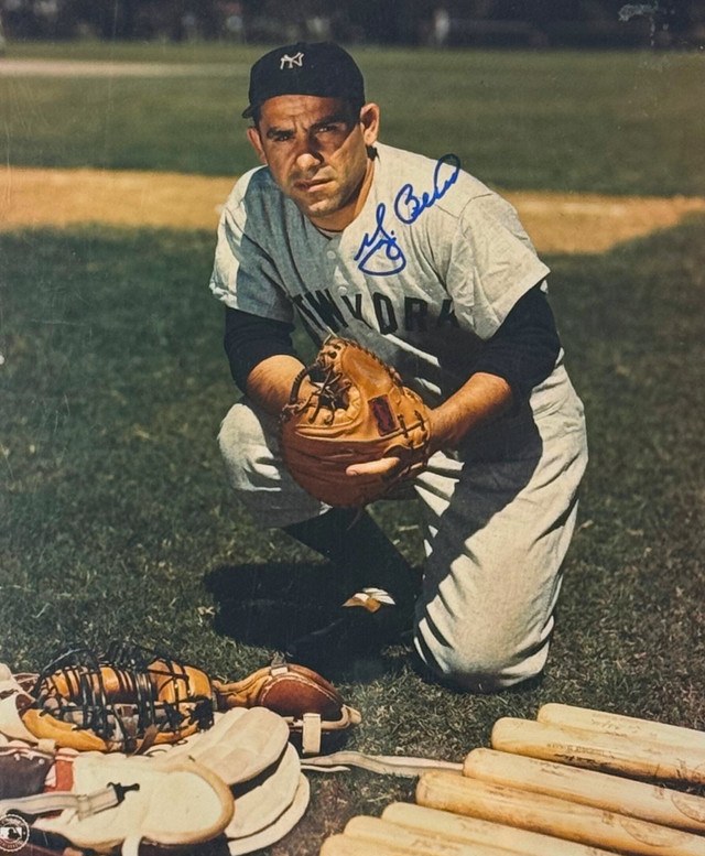 Yankees Yogi Berra Signed Photo and Event Ticket Yankees Yogi Berra Signed Photo and Event Ticket