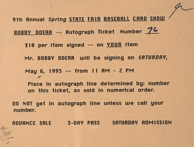 Red Sox Bobby Doer Signed Photo Red Sox Bobby Doer Signed Photo