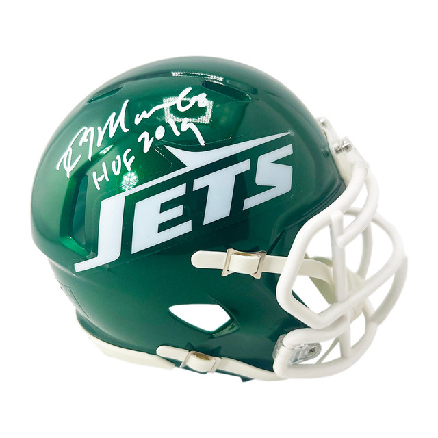 Jets Darrelle Revis Authentic Signed Speed Mini Helmet Autographed
