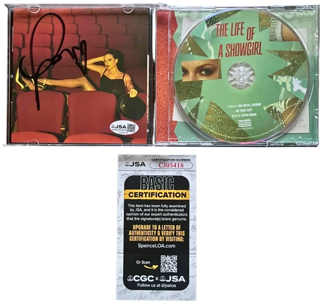 The Life of a Showgirl CD + Hand Signed Photo 4 Framed