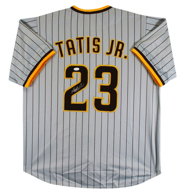 Padres Fernando Tatis Jr. Authentic Signed White Pinstriped Nike