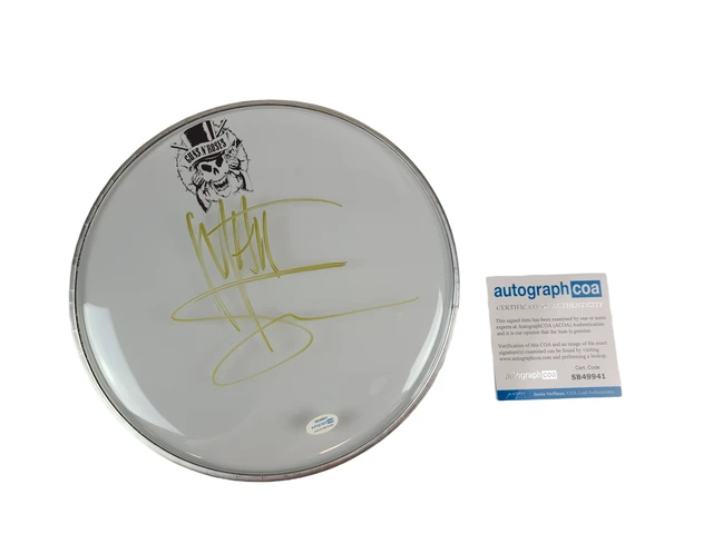 Guns N Roses Matt Sorum Autographed Custom Framed Drum Head
