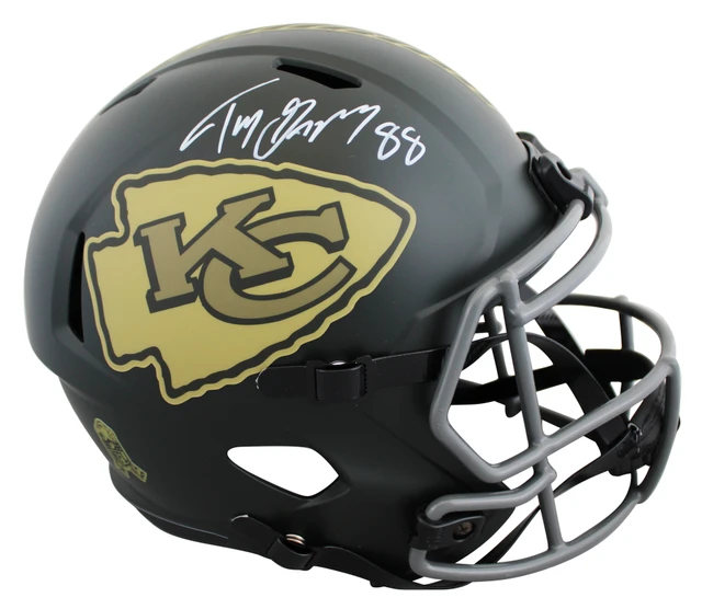 Chiefs Tony Gonzalez Signed STS IV Full Size Speed Proline Helmet