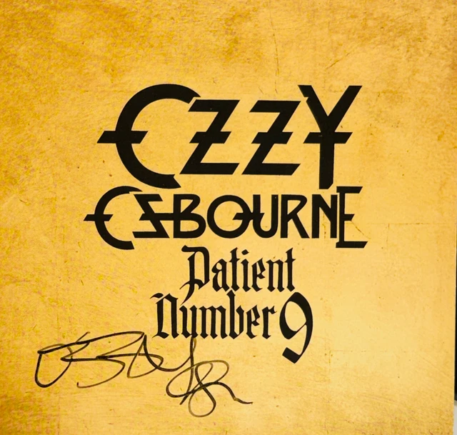 Ozzy Osbourne Signed 