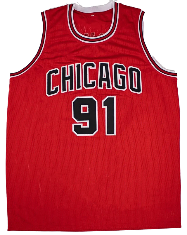 Ballon De Basketball Dédicacé Par Dennis Rodman Des Chicago Bulls - Certificat Beckett