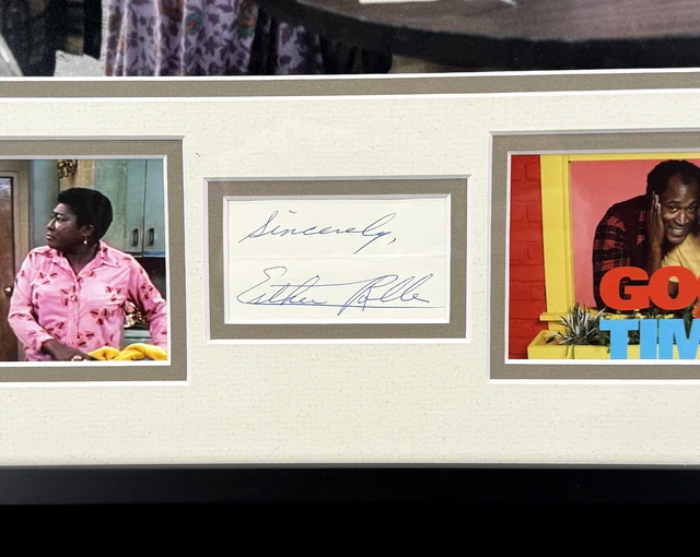 Tim Curry IT Authentic Signed 3x5 Index Card Framed Display