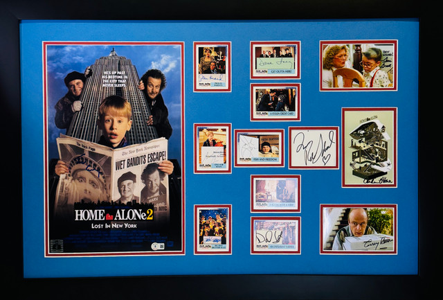 Home Alone Autographed Display Home Alone Autographed Display