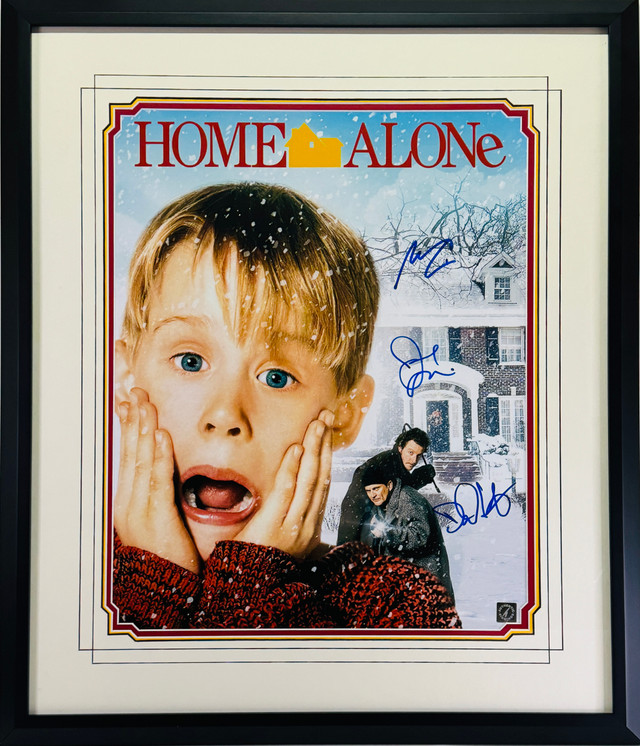 Home Alone Autographed Poster Home Alone Autographed Poster