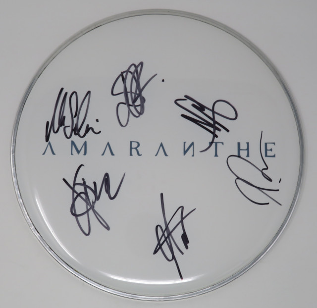 Testament Signed Drumhead LH-RR59461 - Testament (Signed Drumhead)