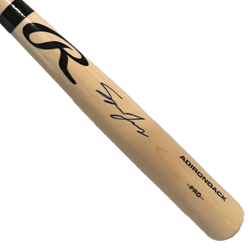 Spencer Jones Signed Rawlings Blonde Baseball Bat (Beckett) -