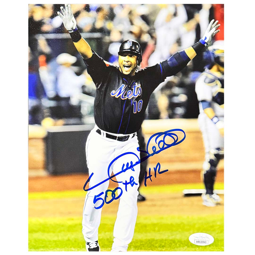 Gary Sheffield Signed 500th HR Inscription New York Pose 18