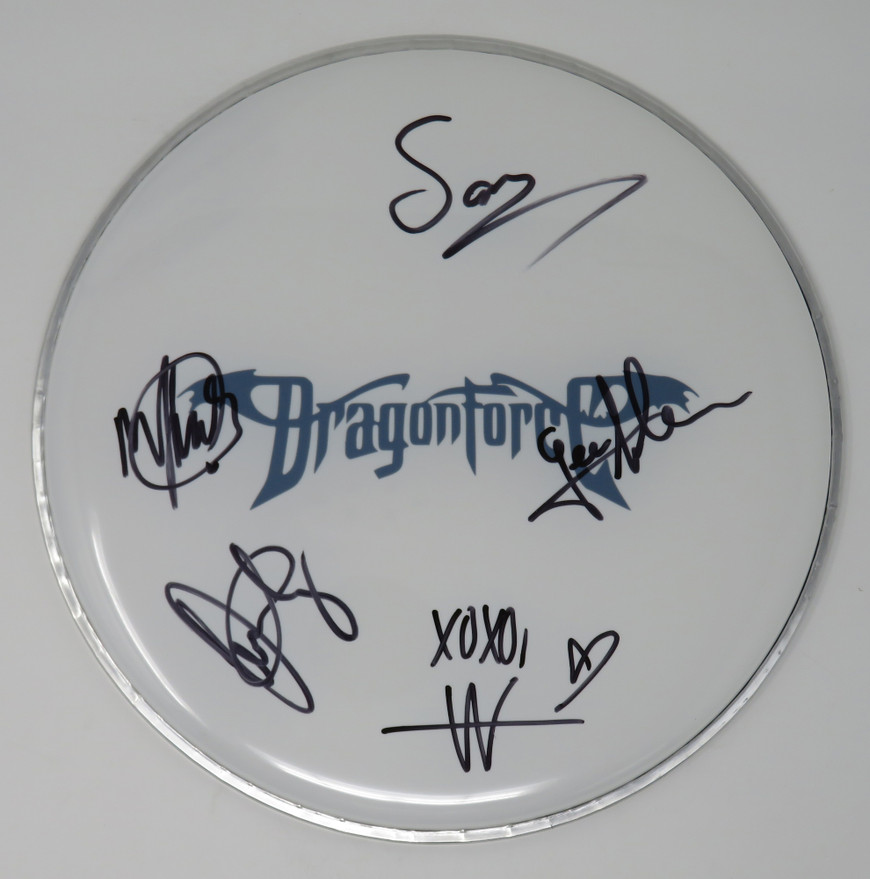 Dragonforce Signed Drumhead LH-FF51398 - Dragonforce (Signed Drumhead)
