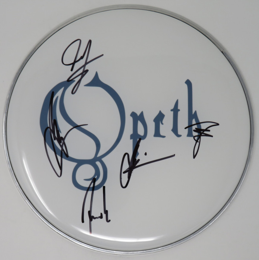 Opeth Signed Drumhead LH-RR59394 - Opeth (Signed Drumhead)