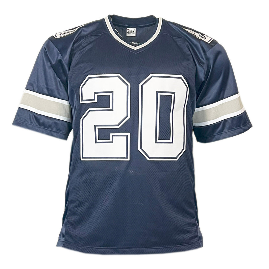 Mel Renfro Signed HOF 96 Inscribed Dallas Navy Football Jersey (JSA) -