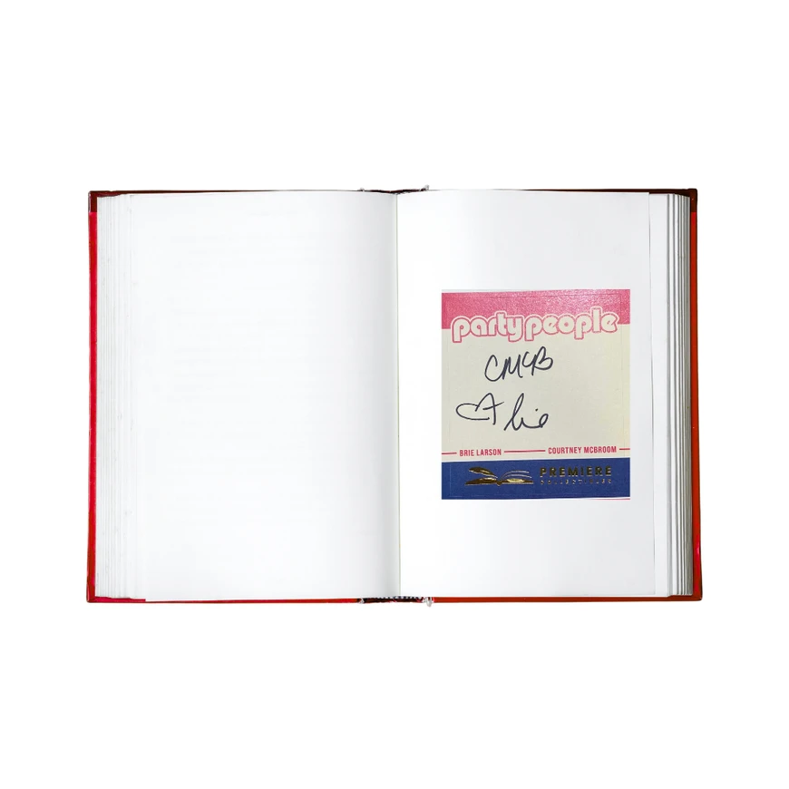 Party People - Brie Larson and Courtney McBroom (Signed Book)