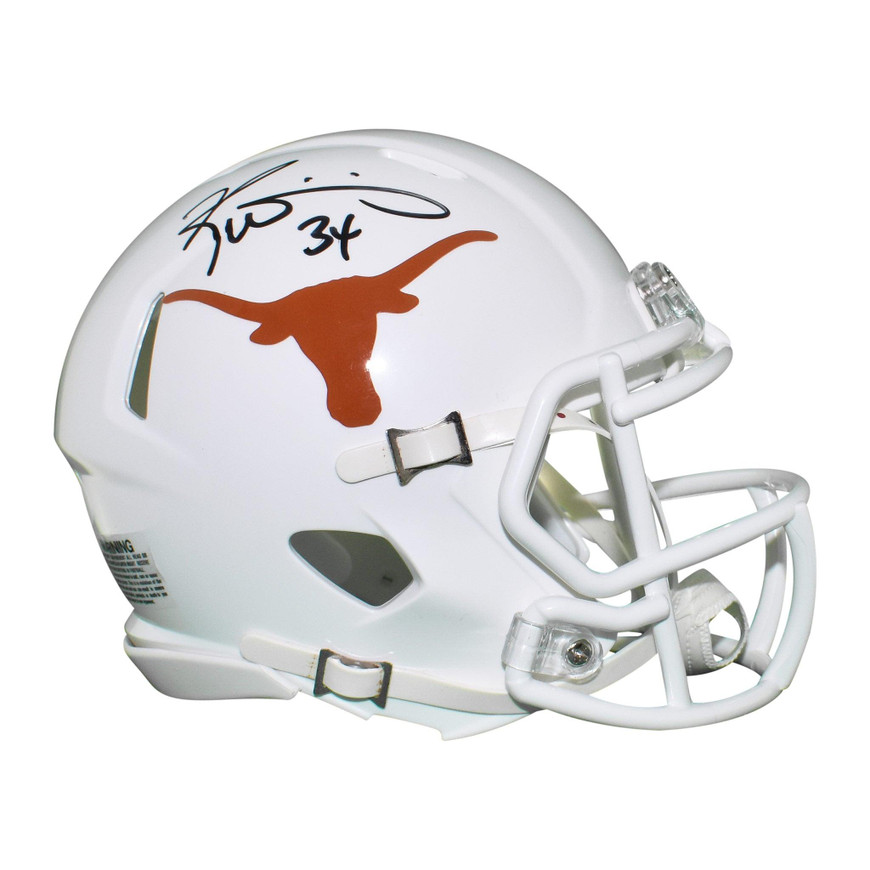 Ricky Williams Signed Texas Longhorns Speed Mini Football Helmet