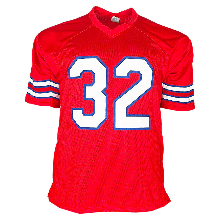 NFL　バッファロー・ビルズ O.J.シンプソン　ゲームシャツ　ユニフォーム OJ Simpson Signed Buffalo Red Football Jersey (JSA) -