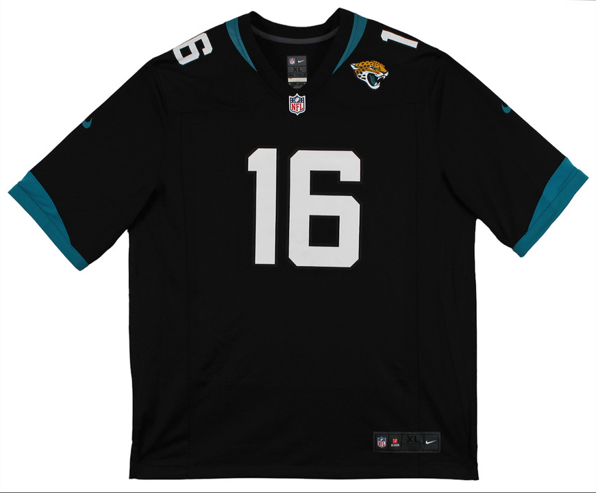 Jaguars Trevor Lawrence Authentic Signed Black Nike Game Jersey