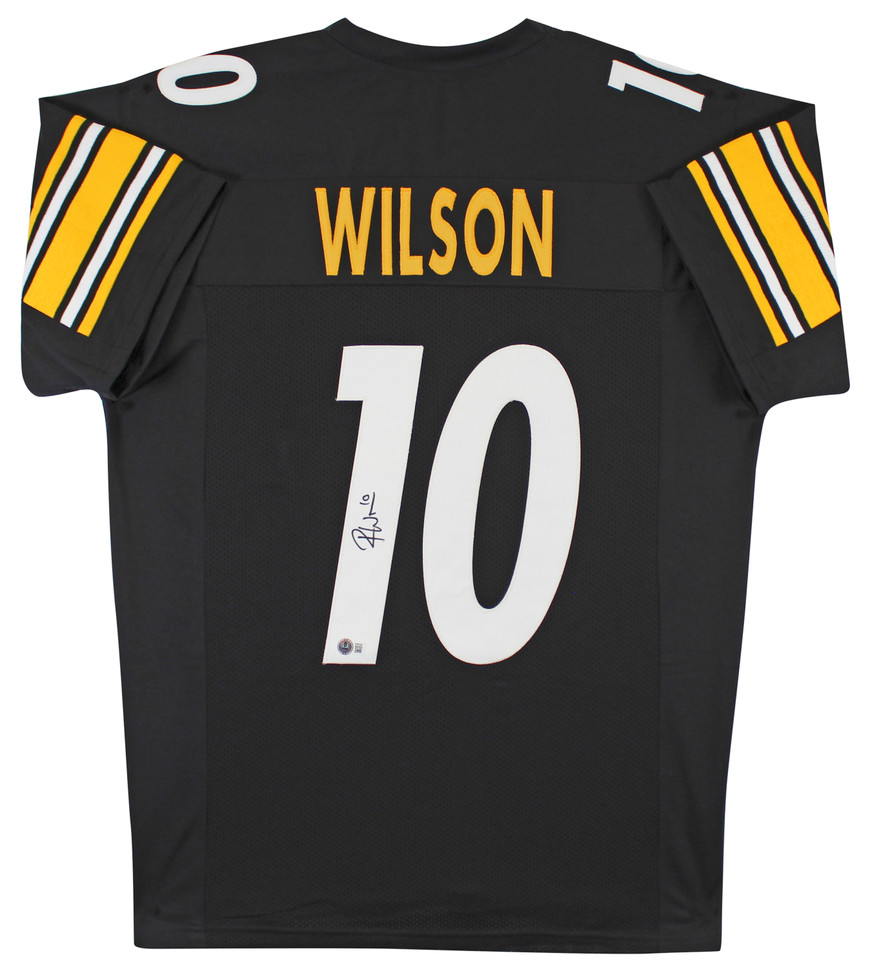 Roman Wilson Authentic Signed Black Pro Style Jersey Autographed