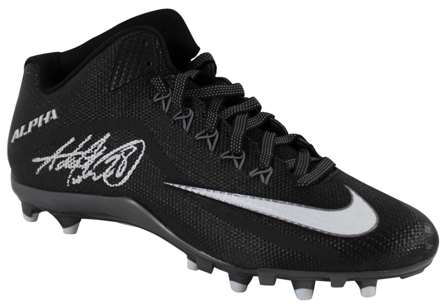 NIKE GRIDIRON アイシールド ブラック Vikings Adrian Peterson Authentic Signed Nike Alpha Right Cleat