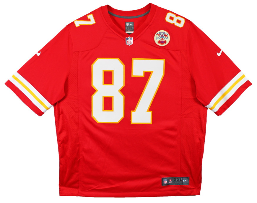 Chiefs Travis Kelce Authentic Signed Red Nike Limited Jersey BAS
