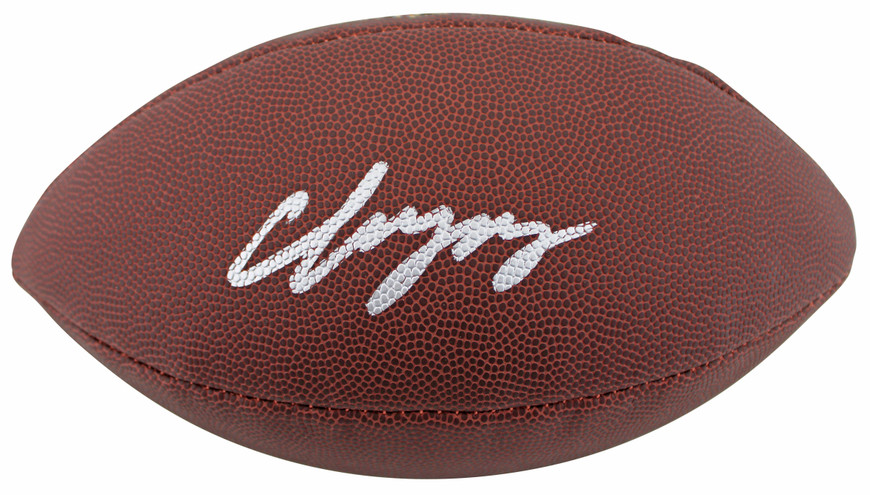 Patriots Christian Gonzalez Signed Wilson Super Grip Nfl Football