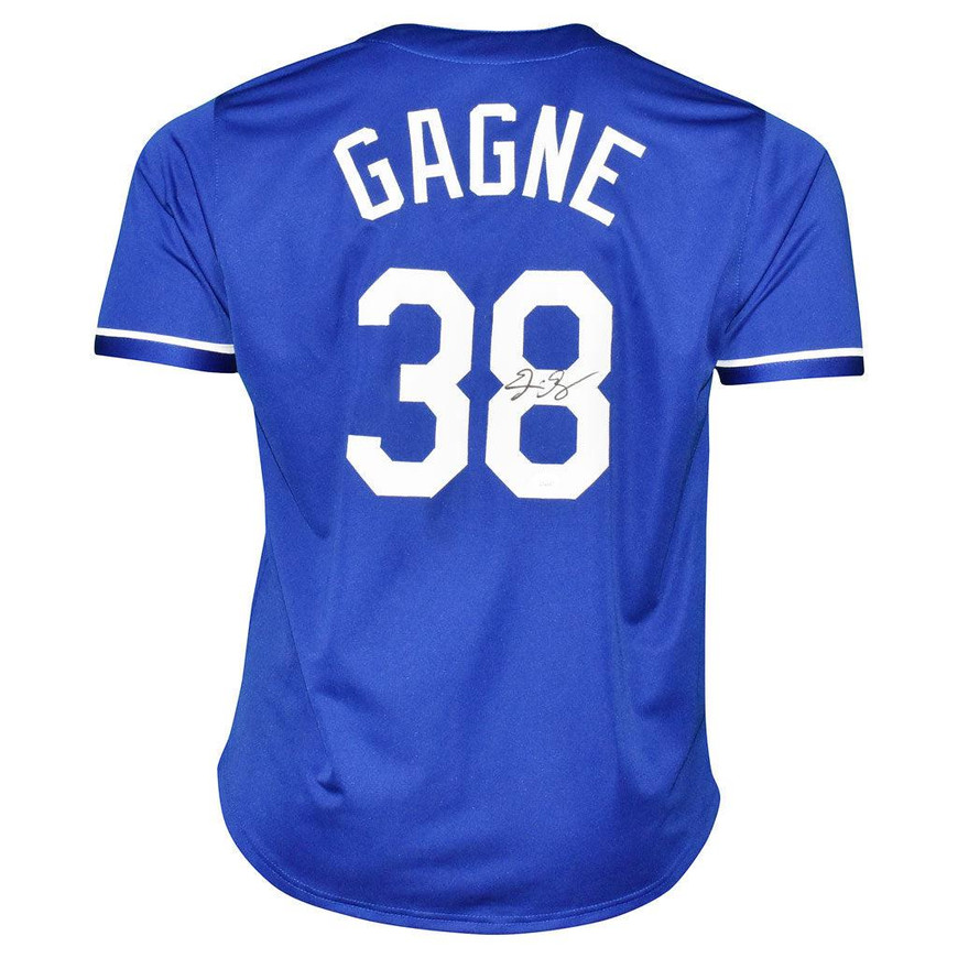 Eric Gagne Signed Los Angeles Blue Baseball Jersey (JSA) -