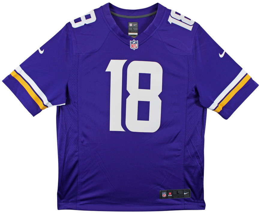 Vikings Justin Jefferson Authentic Signed Purple Nike Limited