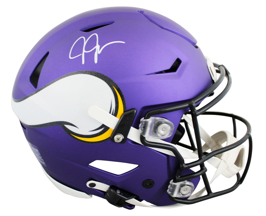 Vikings Justin Jefferson Authentic Signed Speed Flex Full Size