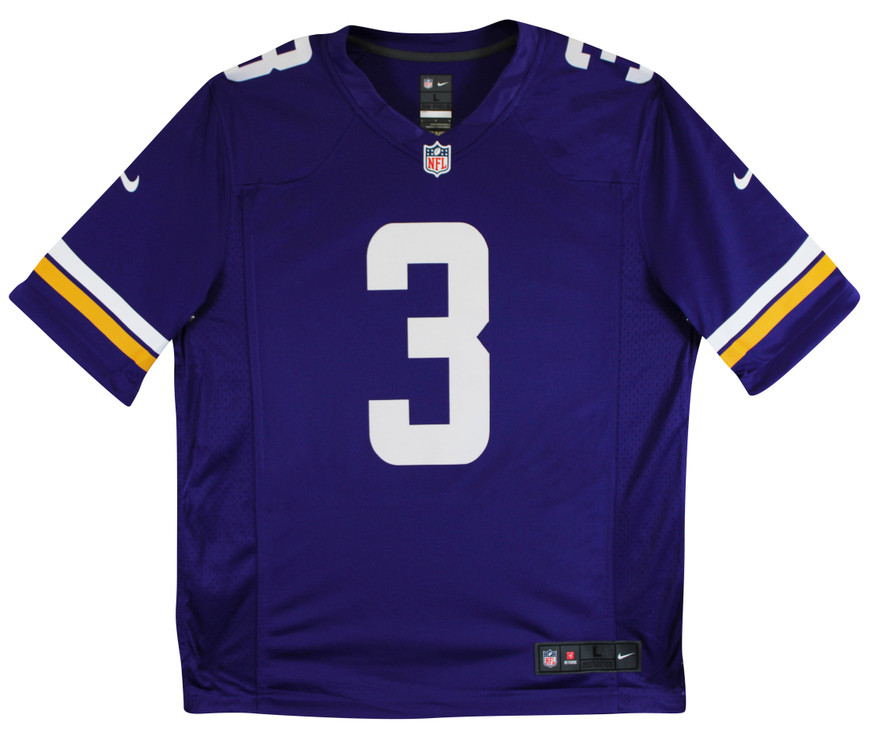 Vikings Jordan Addison Authentic Signed Purple Nike Limited Jersey