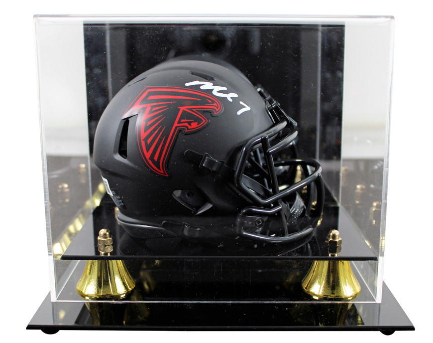 Falcons Michael Vick Signed Eclipse Speed Mini Helmet w/ Case BAS