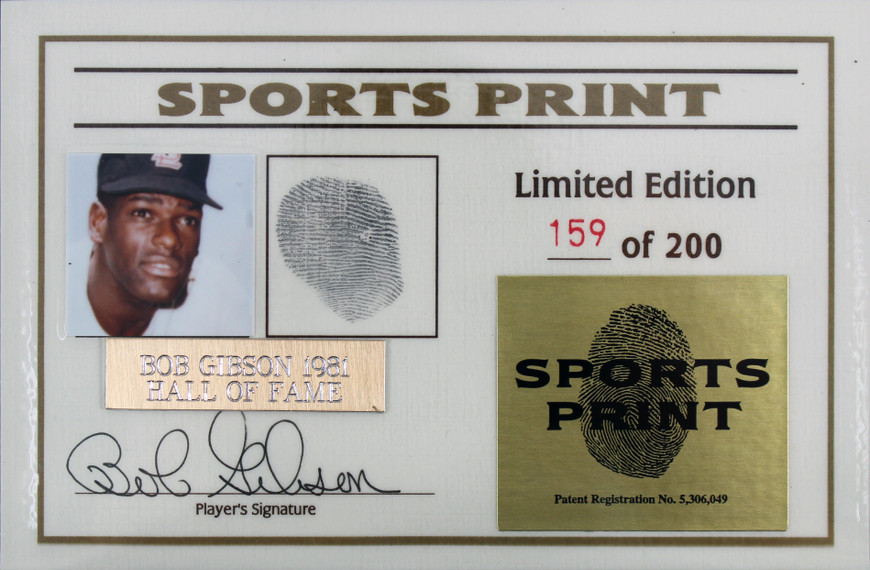 SALE】MLBボブ・ギブソン選手サイン入り写真 7月SALE】MLBボブ