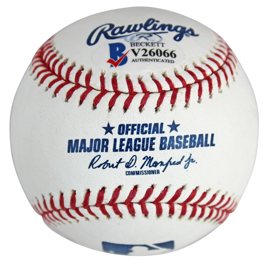 Braves Larry Wayne Chipper Jones Jr. HOF 18 Authentic Signed Oml
