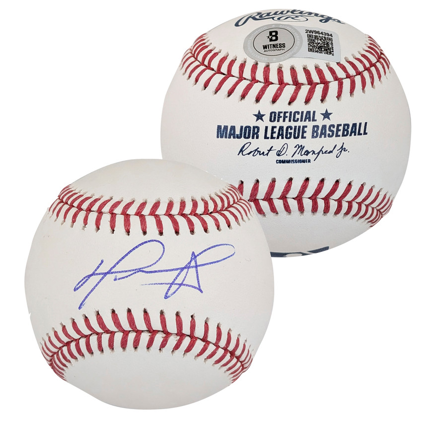 Red Sox David Ortiz Authentic Signed Oml Baseball Autographed BAS