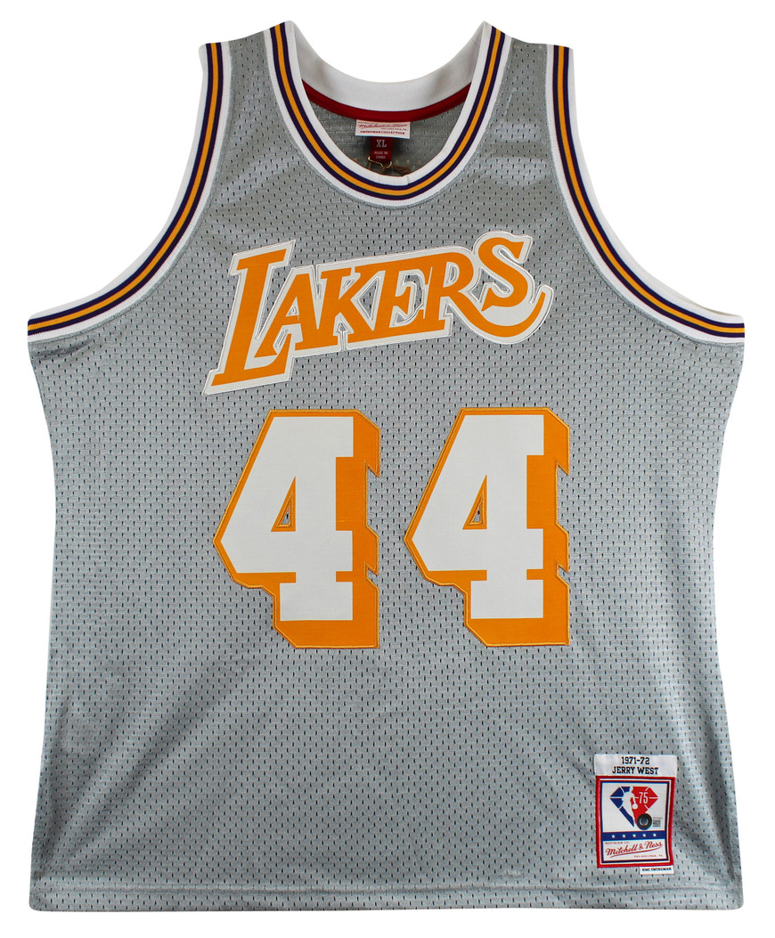 00s Mitchell & Ness レイカーズ ゲームシャツ West Lakers Jerry West 