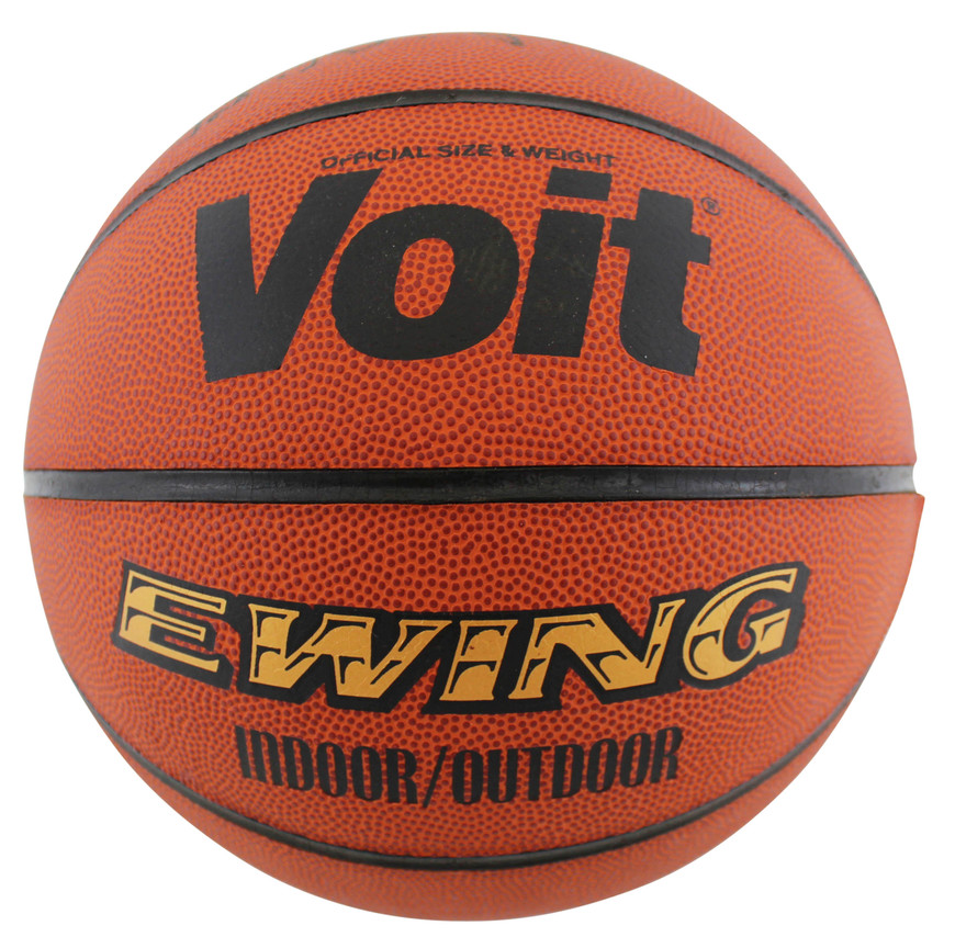 Knicks Patrick Ewing Authentic Signed Voit Basketball Autographed