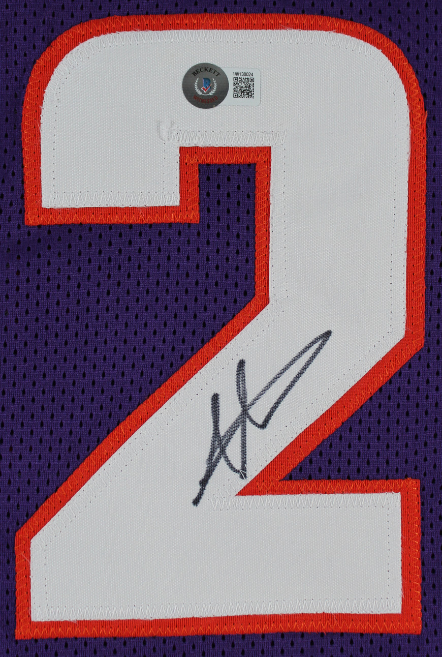 Amar'e Stoudemire Authentic Signed Purple Pro Style Jersey BAS
