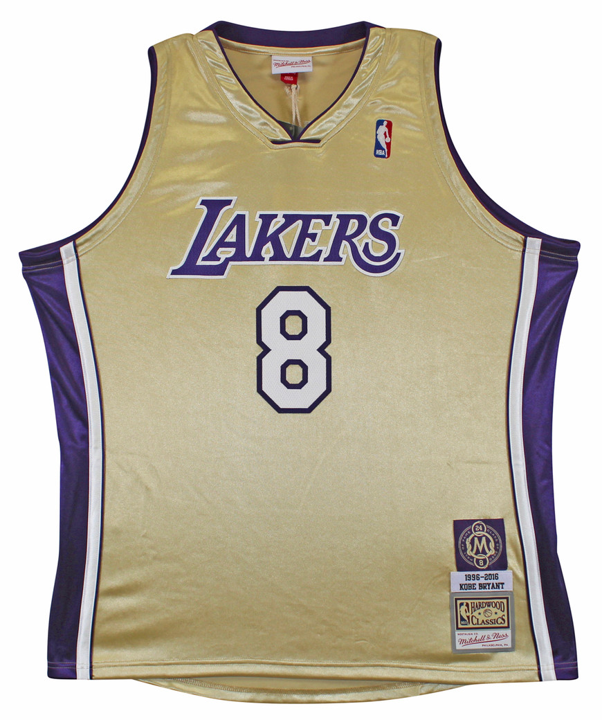 Lakers Kobe Bryant Signed M&N 1996-16 Black Mamba HOF HWC