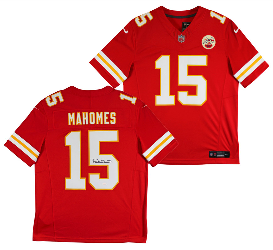 Chiefs Patrick Mahomes Authentic Signed Red Nike Limited Jersey