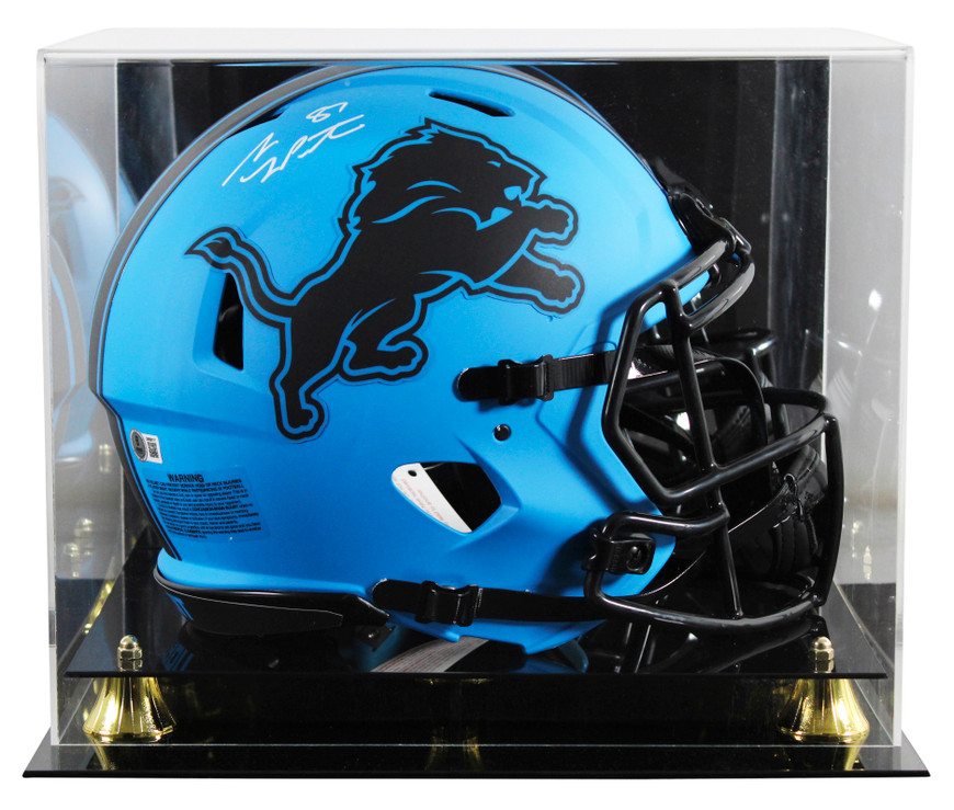 Lions Sam LaPorta Signed Rave Full Size Speed Proline Helmet W